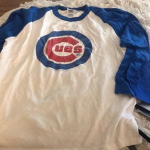 chicago cubs 3/4 length sleeved t-shirt